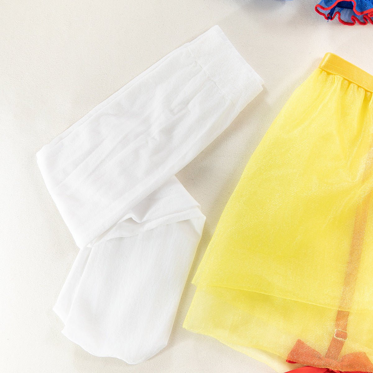 Women Halter Neck maid uniform Snow White see - through uniform with stockings sexy lingerie set - BamBam