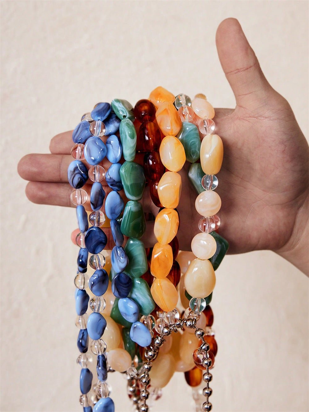 Women sexy beachwear with rice beaded waist chain and belt - BamBam