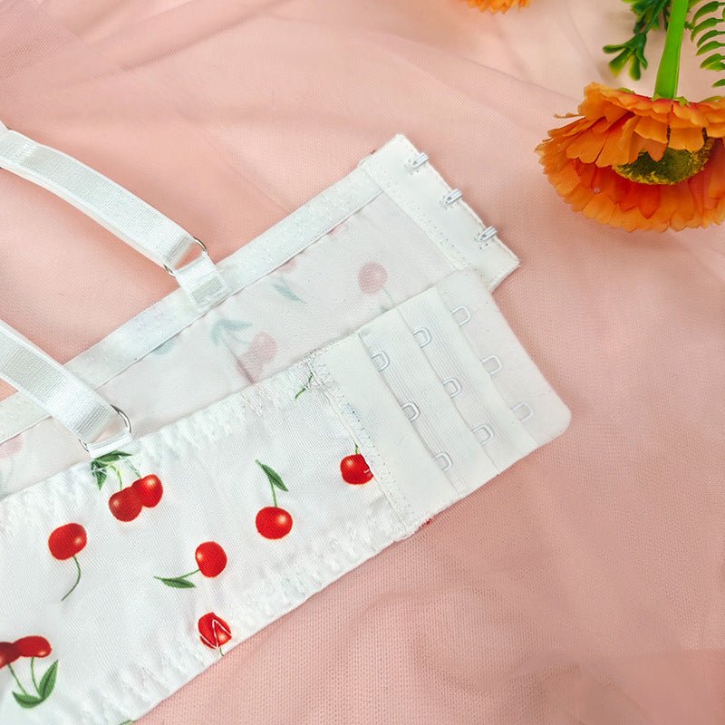 Women sexy cherry print camisole top, Outdoor Wear Basics tank top - BamBam