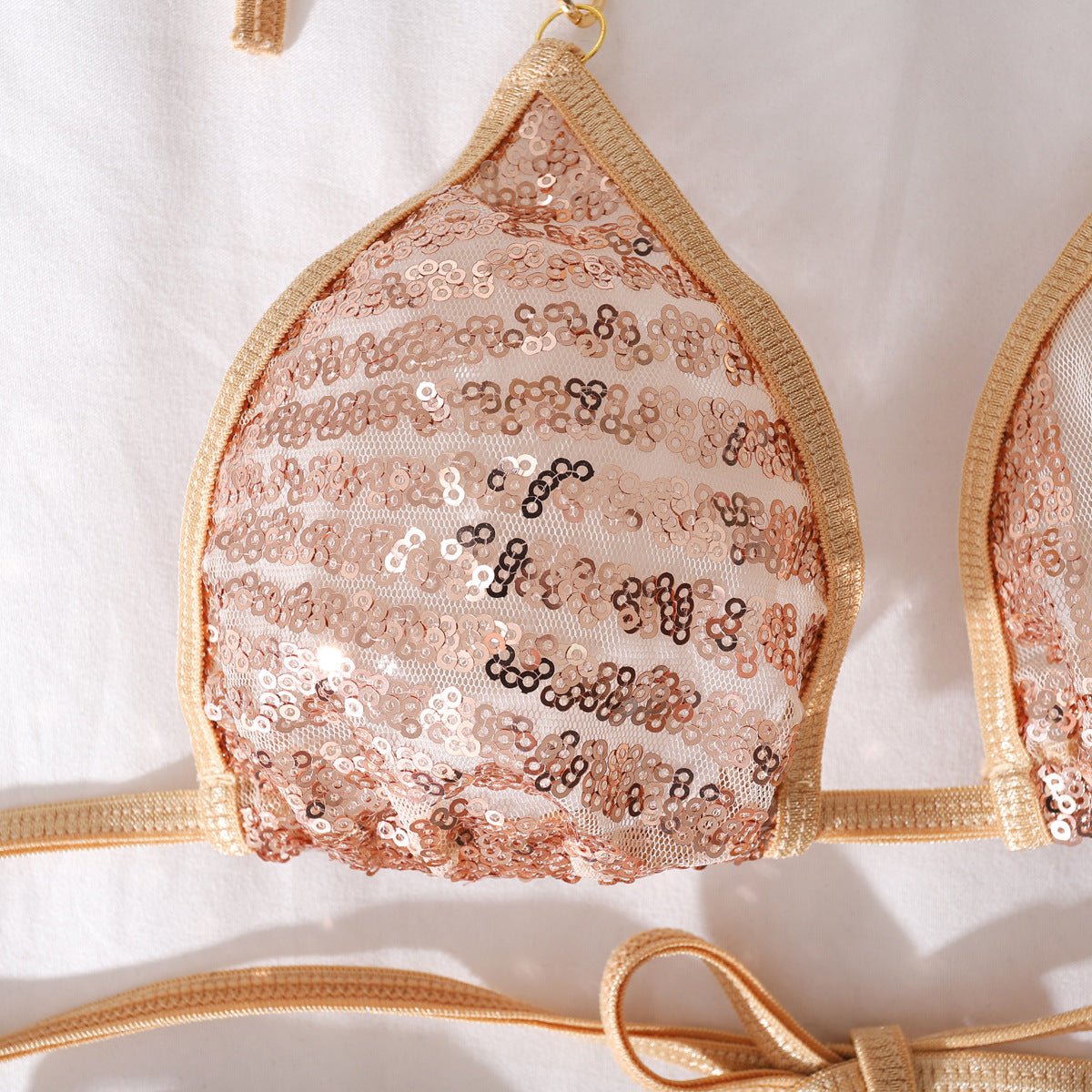 Women Summer High Silver Silk Push - Up Shaping Lingerie - BamBam