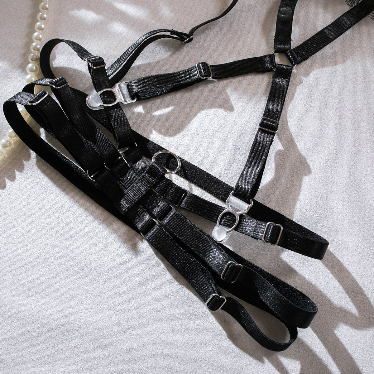 Women tutu see - through black tulle Sexy lingerie set - BamBam