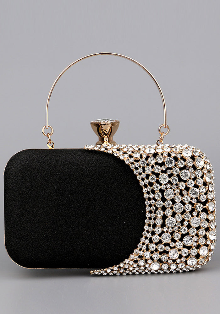 Women Vintage Beaded Clutch Evening Bag