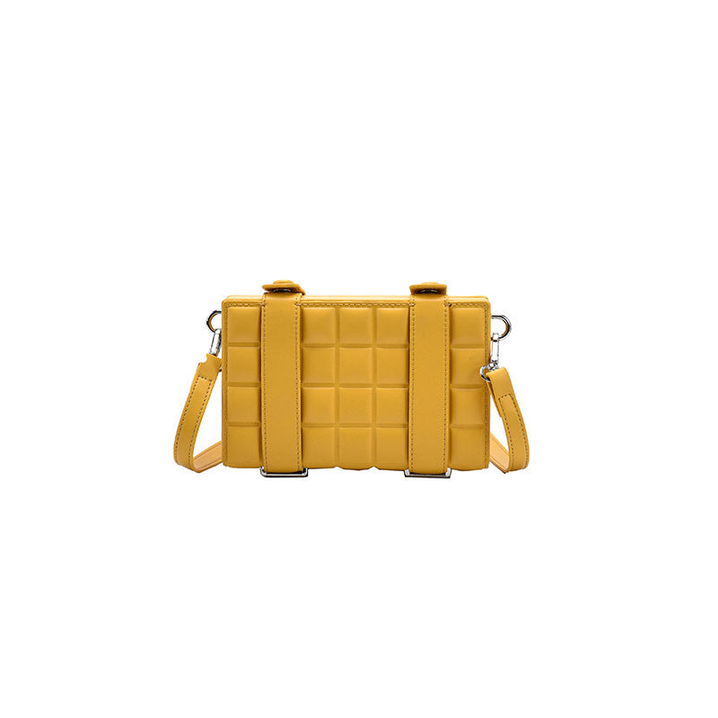 BamBam Spring Box Bag Fashion Style Small Square Bag Double Strap Single Shoulder Crossbody Bag - BamBam