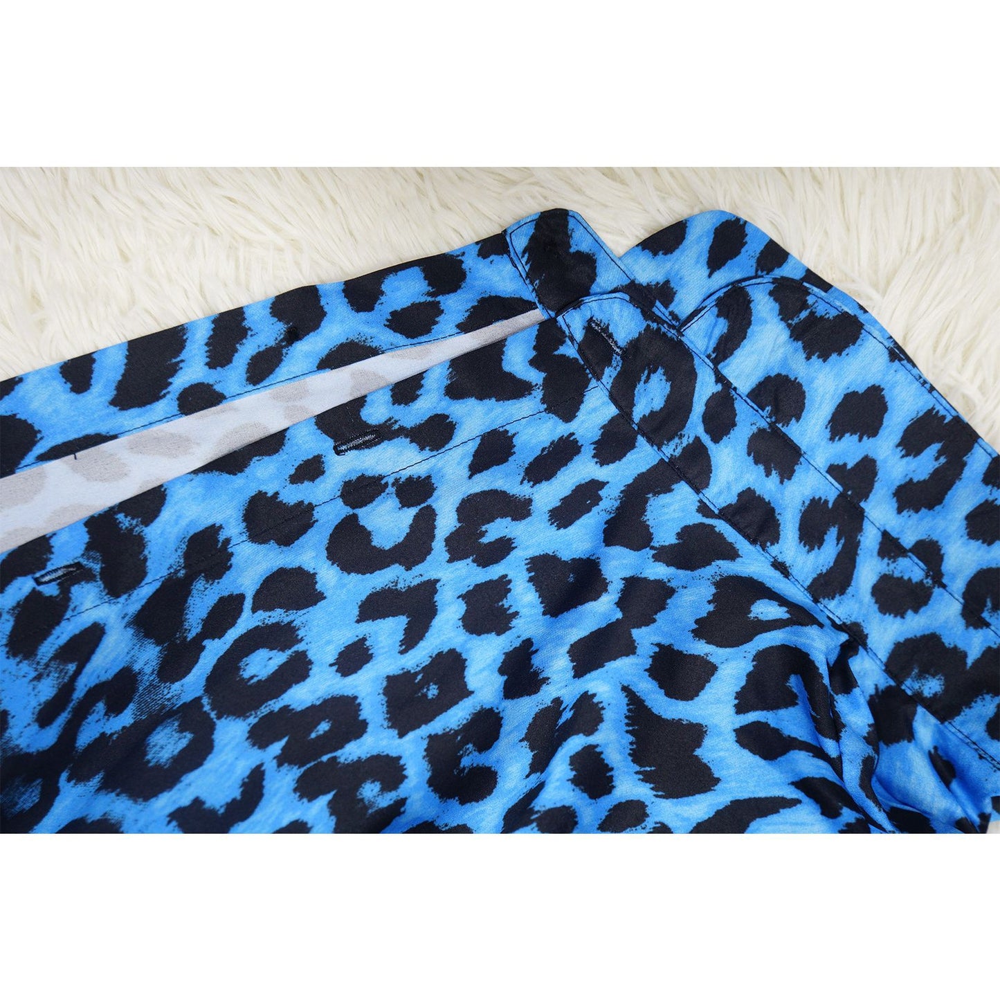 BamBam Women Leopard Print Shawl Long Top - BamBam