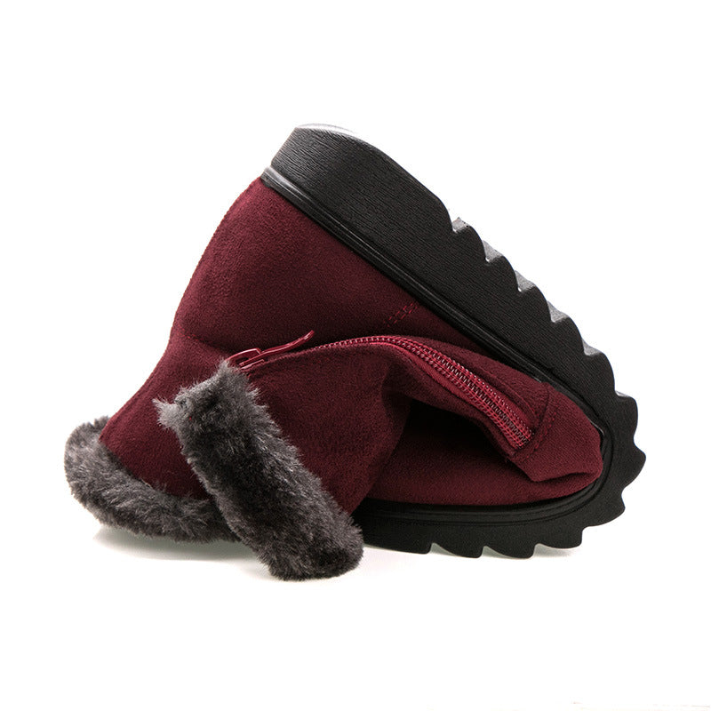 BamBam Winter Women's Warm Snow Boots Plus Size Cotton Boots - BamBam