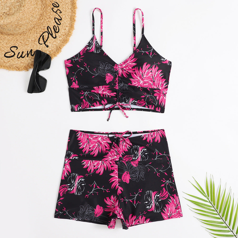 BamBam Women Star Print Two Pieces Swimwear - BamBam