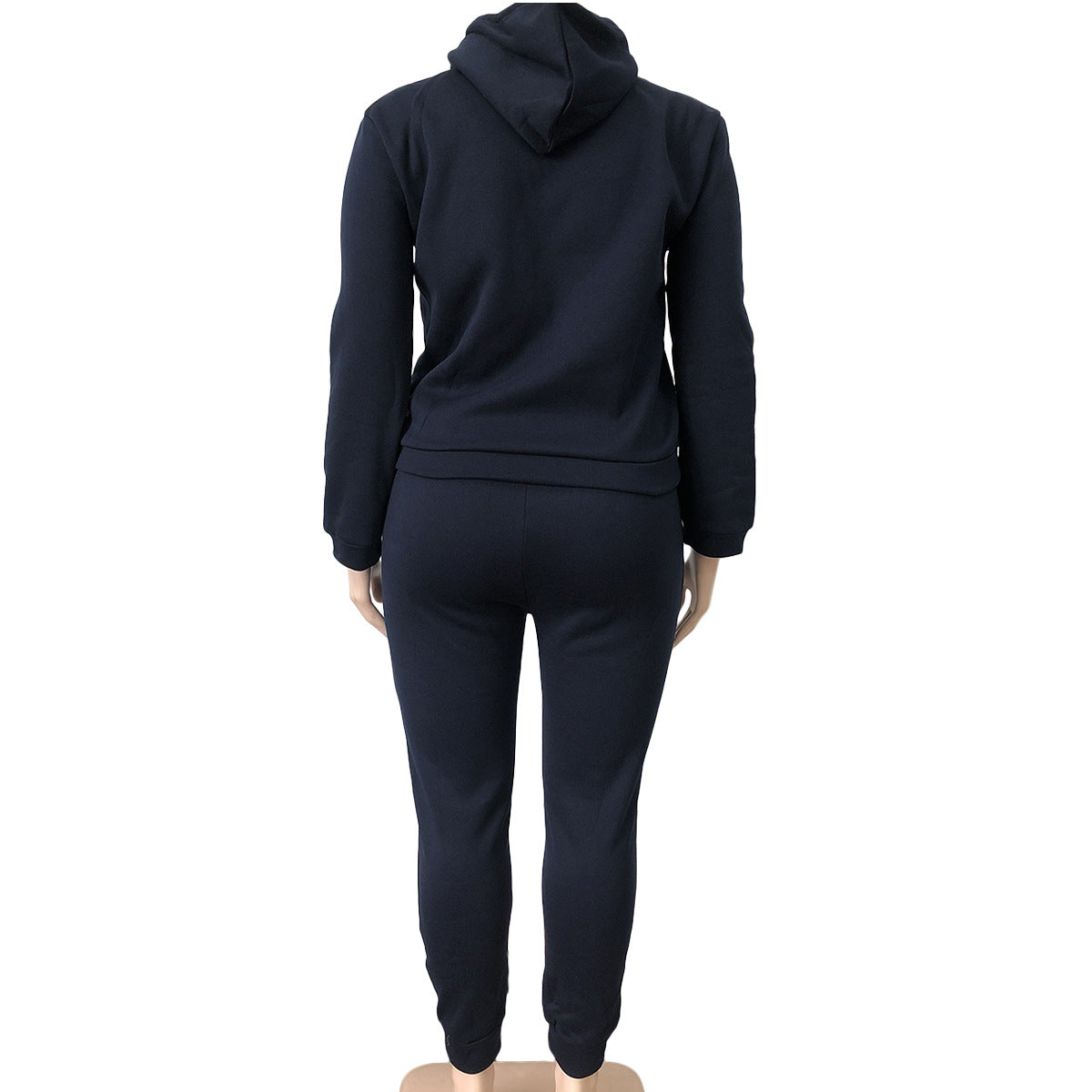 BamBam Plus Size Women's Sports Hoodies Casual Two-Piece Tracksuit Set - BamBam