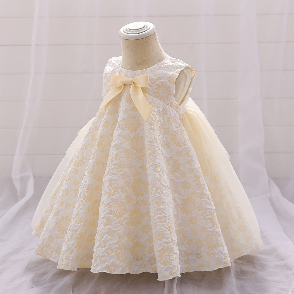 BamBam Girl flower girl princess dress - BamBam