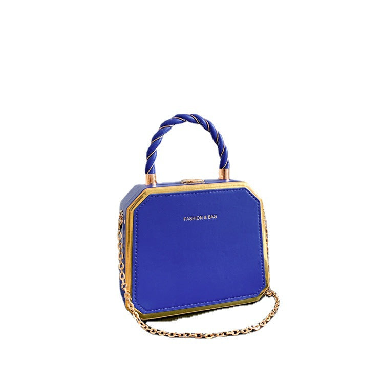 BamBam Small Bag Women's Fashion Chain Bag Hard Shell Handbag Shoulder Crossbody Box Bag - BamBam