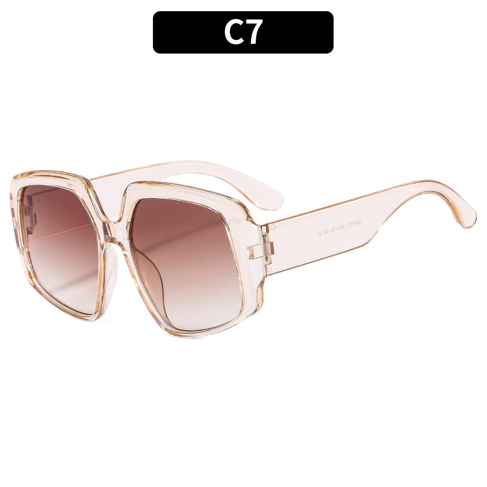 BamBam Irregular sunglasses fashion retro sunglasses ladies modern trendy sunglasses - BamBam