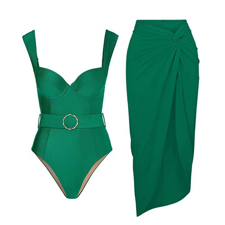 BamBam Women Sexy Holidays Beach One Piece Swimwear - BamBam