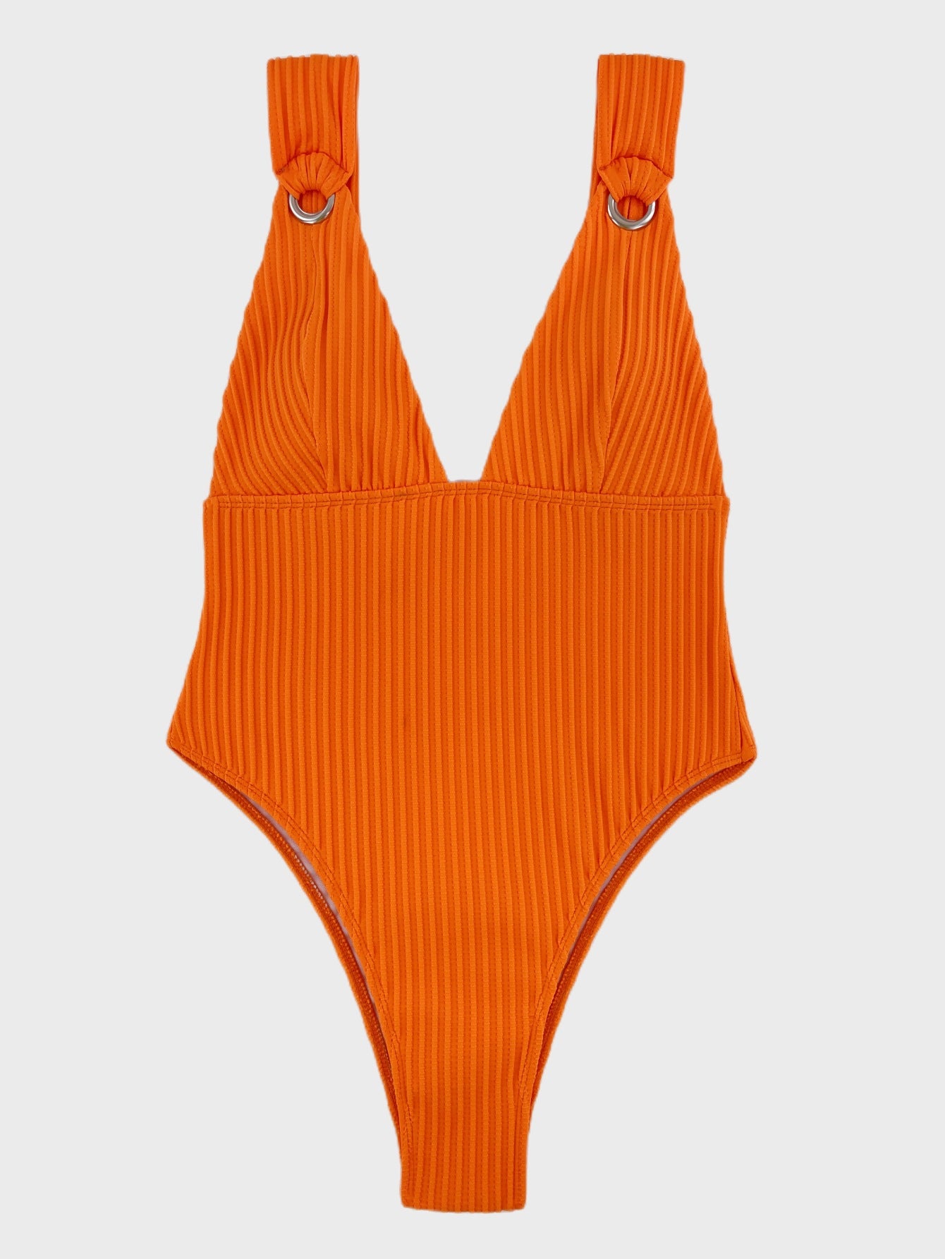 BamBam One piece women's sexy solid color bikini swimsuit - BamBam