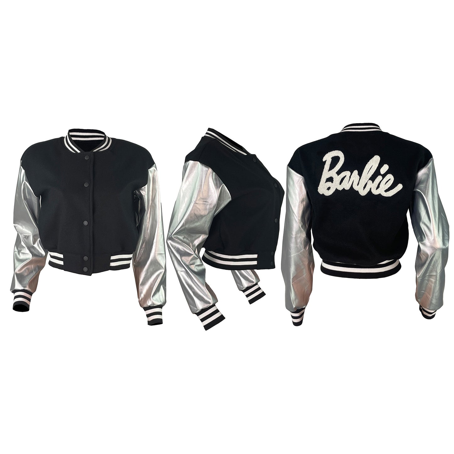 BamBam Women Embroidered Patchwork Jacket Baseball Jacket - BamBam