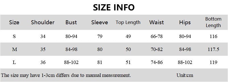 BamBam Women's Fall Fashion Round Neck Long Sleeve Top Slim Tight Pants Suit For Women - BamBam