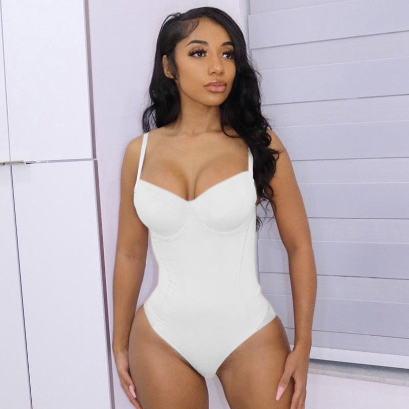 BamBam Women Spring Sexy Mesh Bodycon Suspender Bodysuit - BamBam