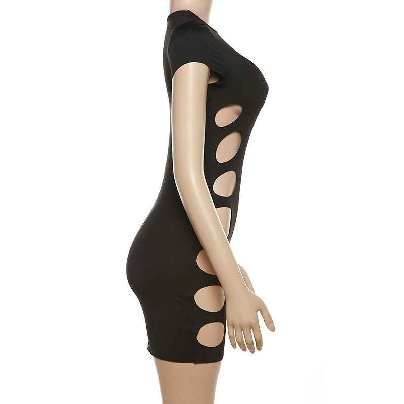 BamBam Summer women's fashion hollow sexy Bodycon slim dress for women - BamBam Clothing