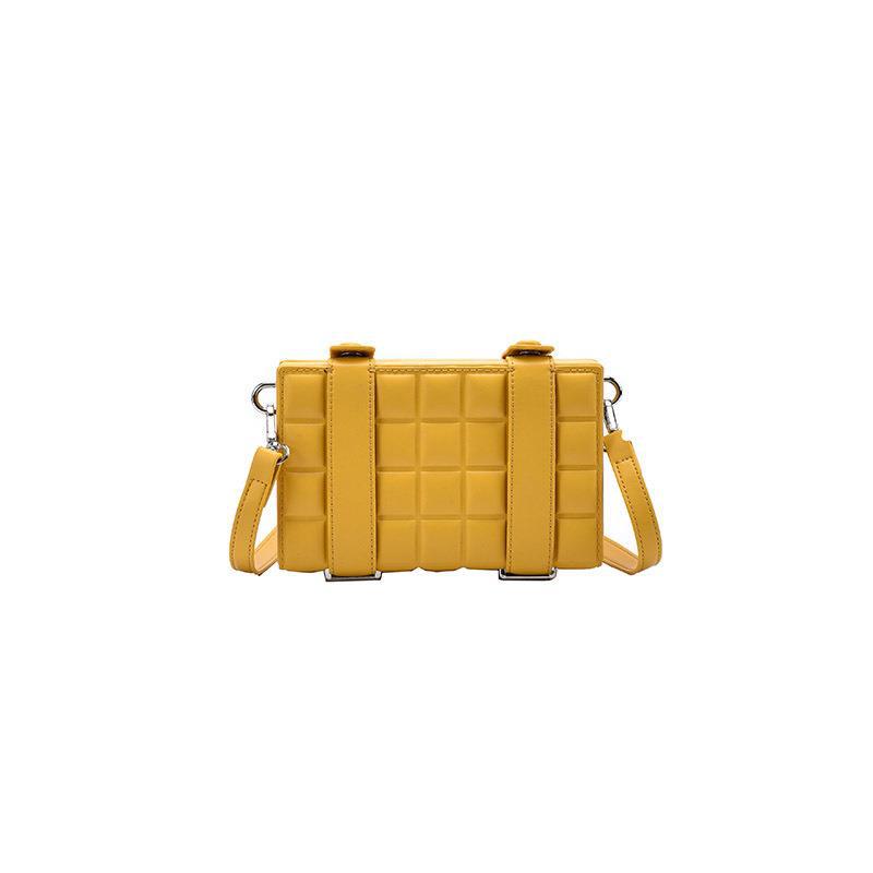 BamBam Spring Box Bag Fashion Style Small Square Bag Double Strap Single Shoulder Crossbody Bag - BamBam