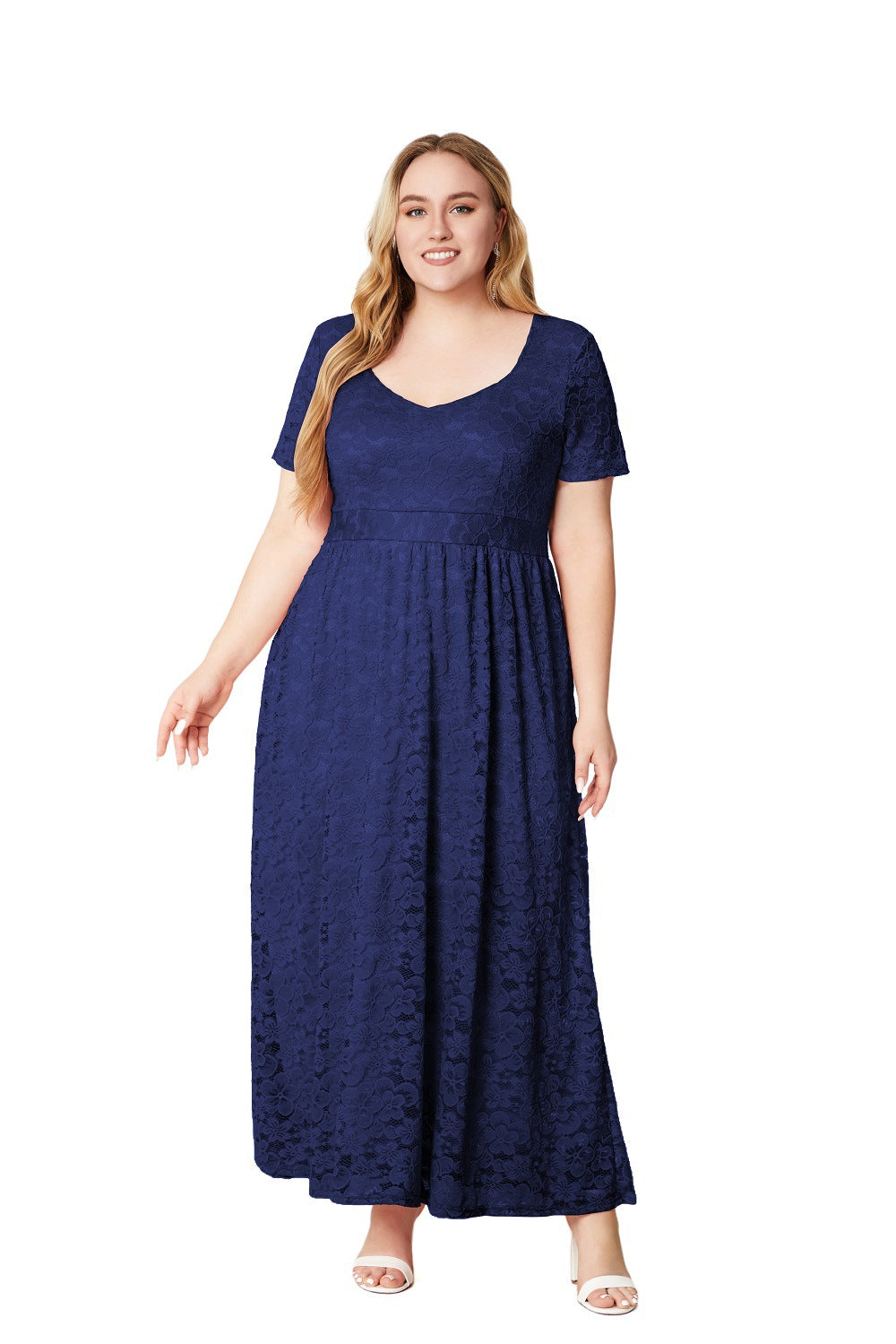 BamBam Plus Size Ladies'lace Dress - BamBam