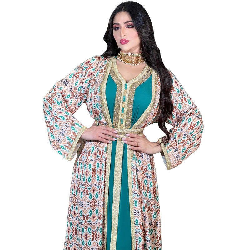 BamBam Muslim Women Beaded Robe Set - BamBam