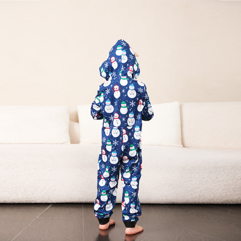 BamBam Christmas Family Wear Printed Hooded Jumpsuit - BamBam