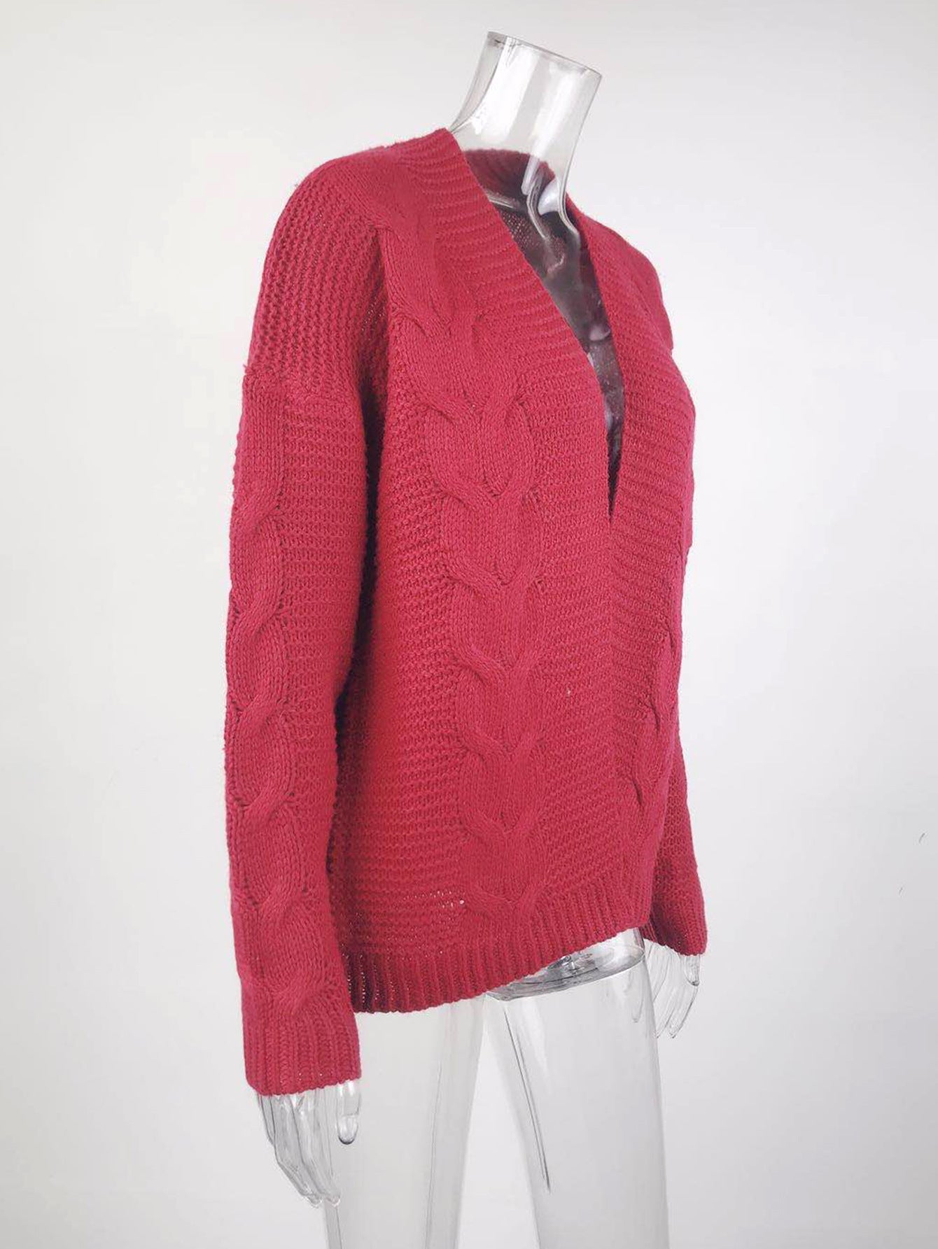 BamBam Autumn And Winter Sweaters Warm Knitting Cardigan Tops For Women - BamBam