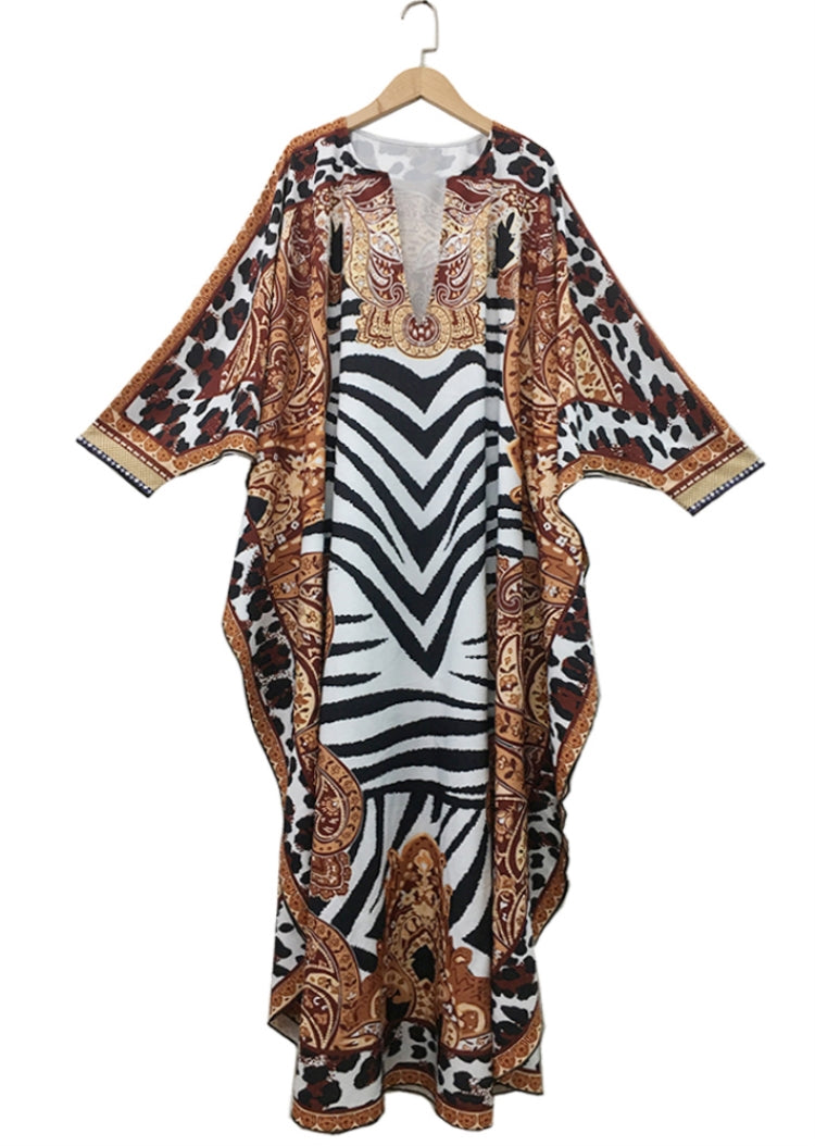 BamBam Summer Dubai Arab Middle East Muslim Kaftan Islamic Abaya Long Dress - BamBam