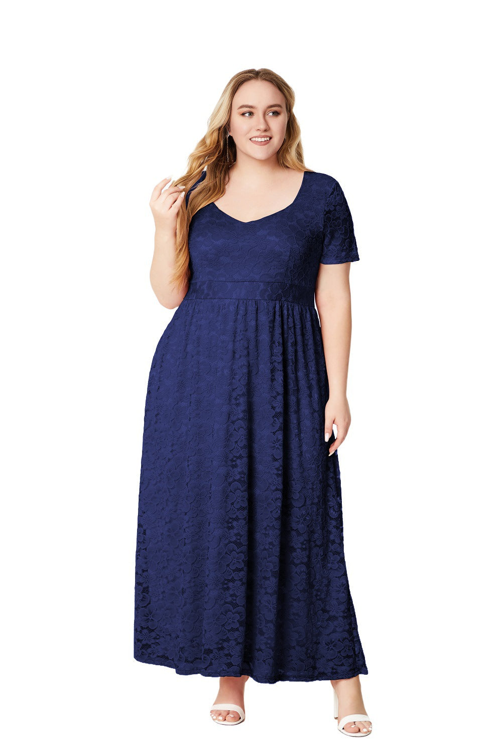 BamBam Plus Size Ladies'lace Dress - BamBam