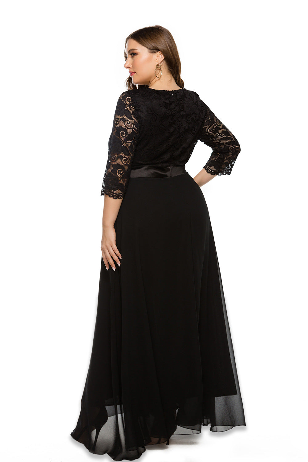 BamBam Plus Size Women Lace Evening Dress - BamBam