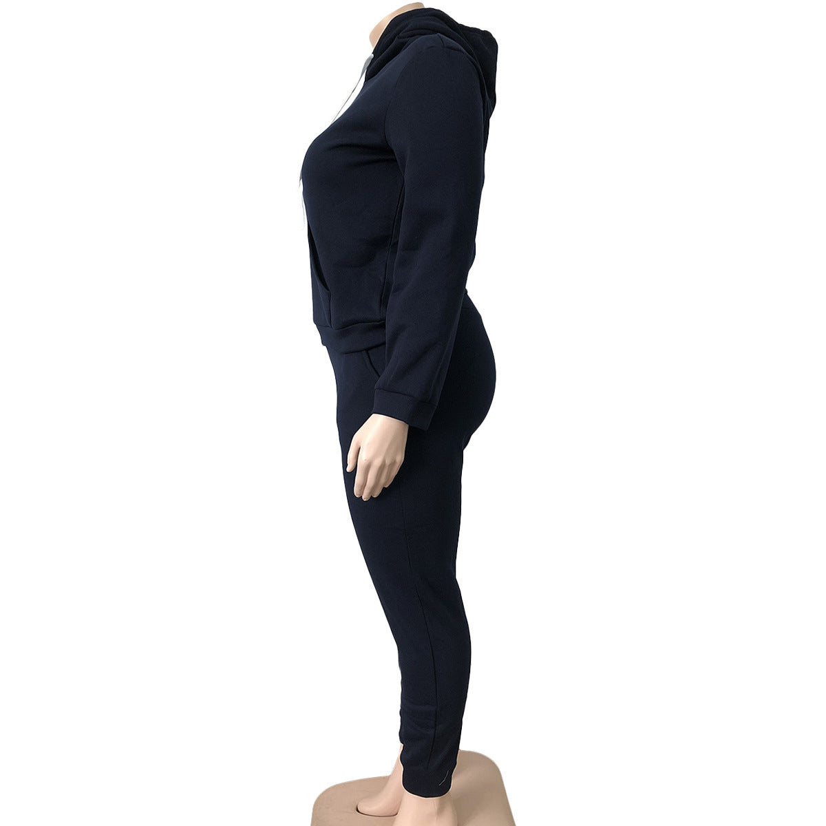 BamBam Plus Size Women's Sports Hoodies Casual Two-Piece Tracksuit Set - BamBam