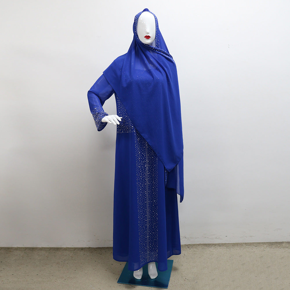 BamBam Women Arabian Beaded Chiffon Robe - BamBam