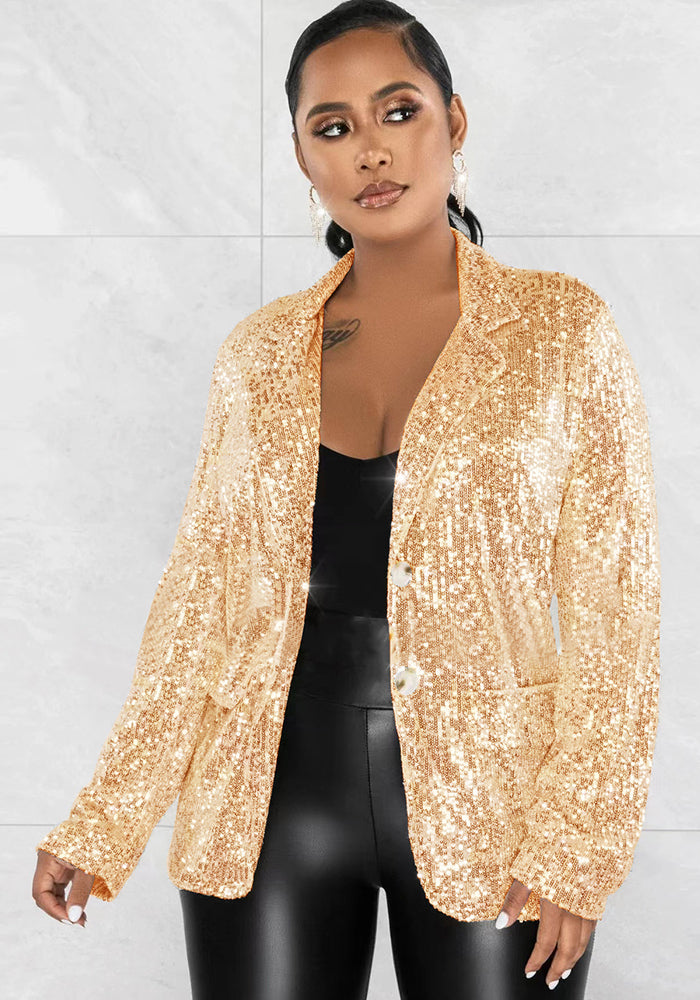 Women's  Casual Sequin Blazer