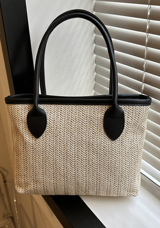 Women Summer Woven Shoulder Tote Bag Tote Bag