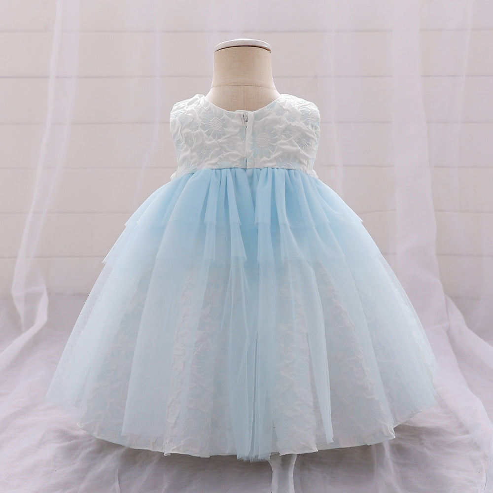 BamBam Girl flower girl princess dress - BamBam