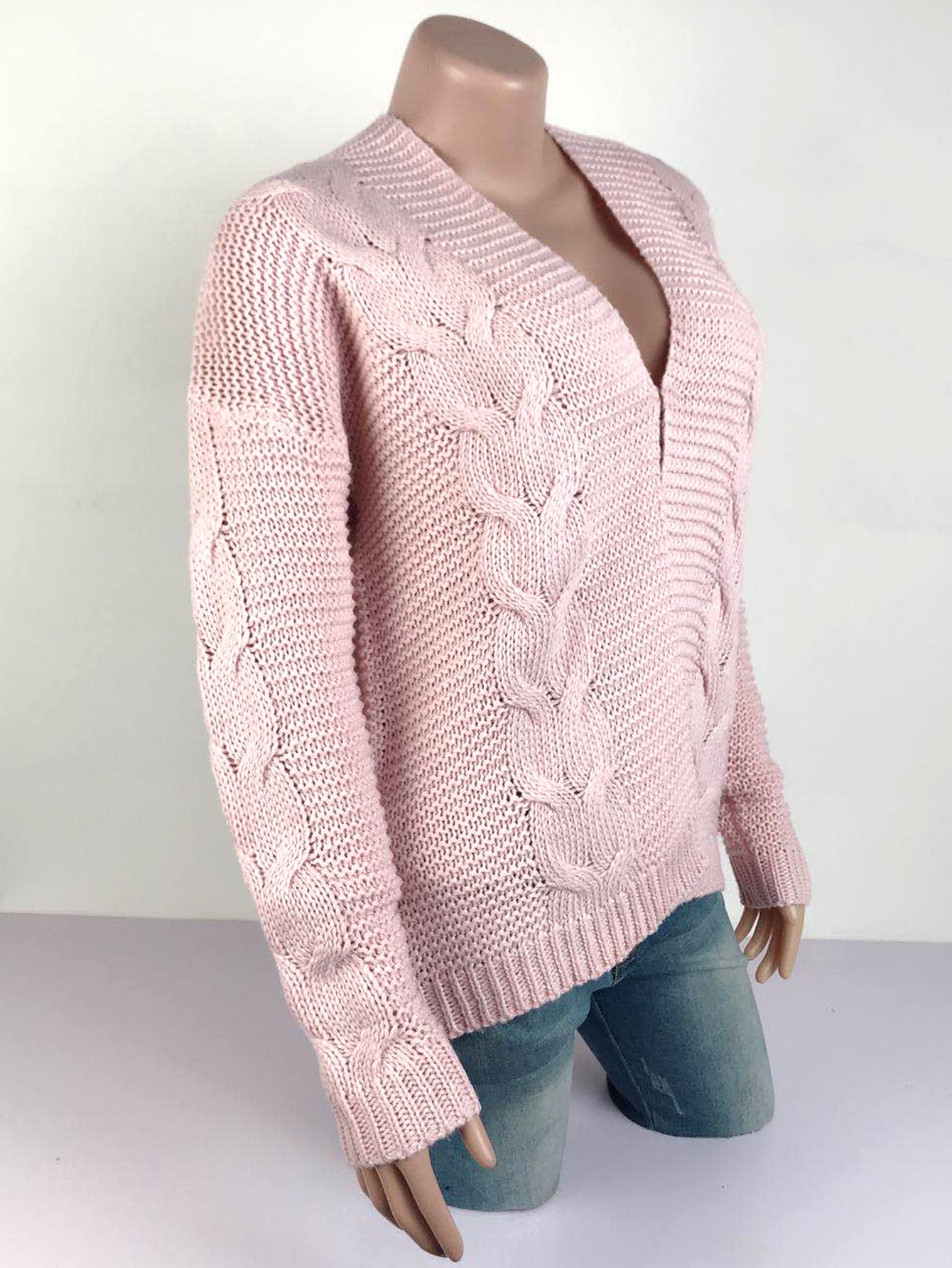 BamBam Autumn And Winter Sweaters Warm Knitting Cardigan Tops For Women - BamBam