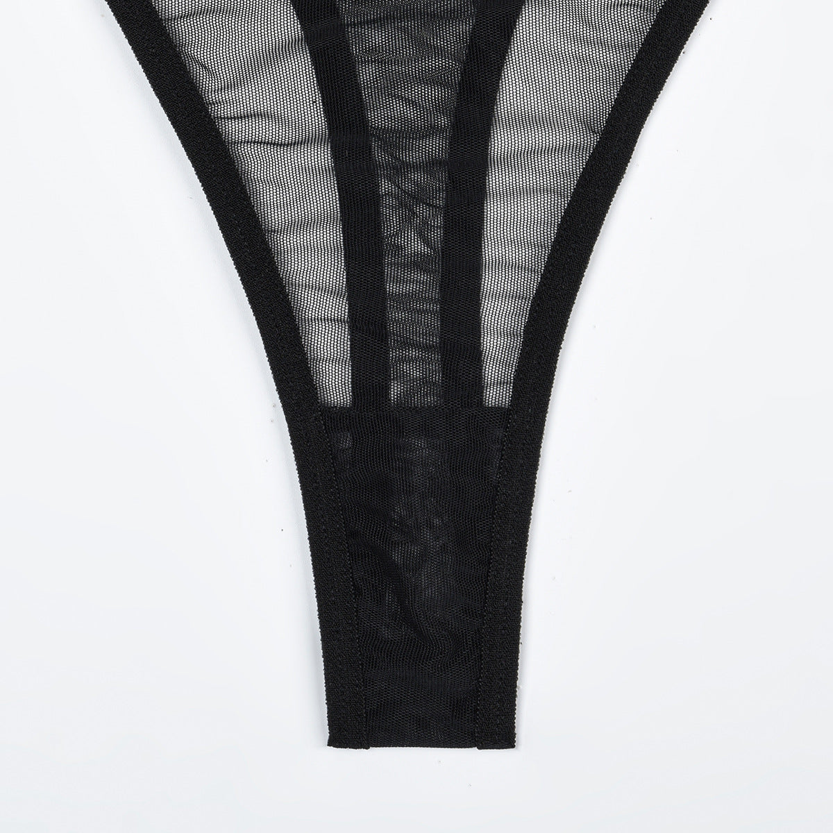 BamBam Women's Mesh See-Through Straps Two-Piece Sexy Lingerie Set - BamBam