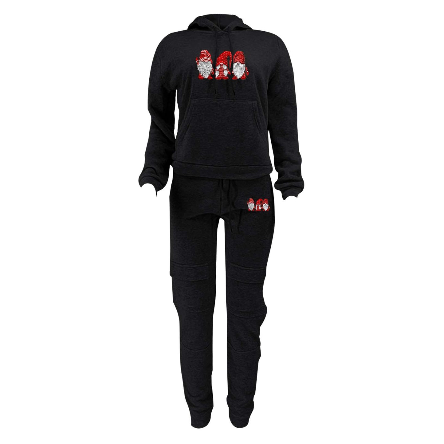 BamBam Women's Fashion Casual Hooded Two Piece Sports Tracksuit - BamBam