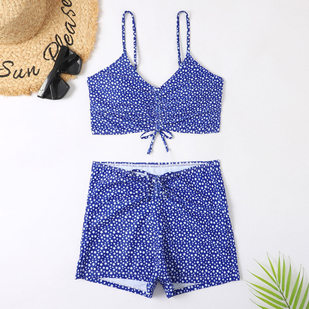 BamBam Women Star Print Two Pieces Swimwear - BamBam