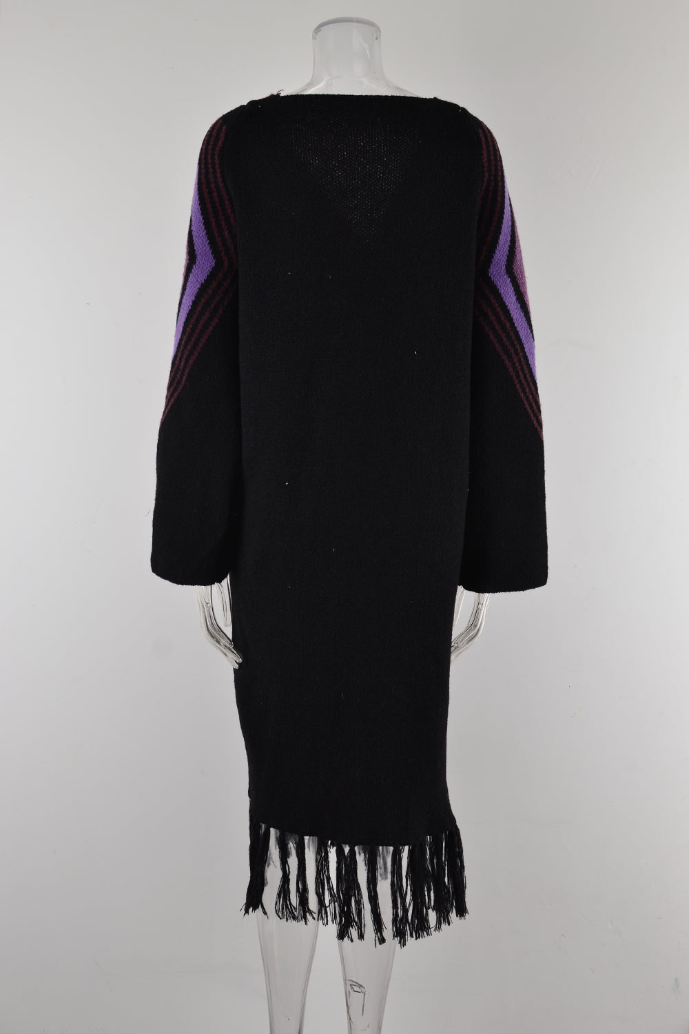 BamBam Autumn And Winter Long Tassel Sweater Knitting Fashion Cardigan Jacket Women - BamBam