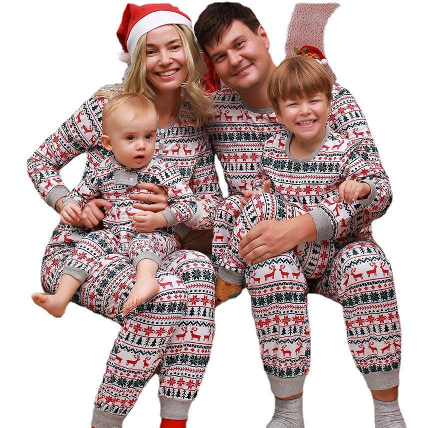 BamBam Christmas Family Wear Loungewear Pajama Two-piece Set - BamBam