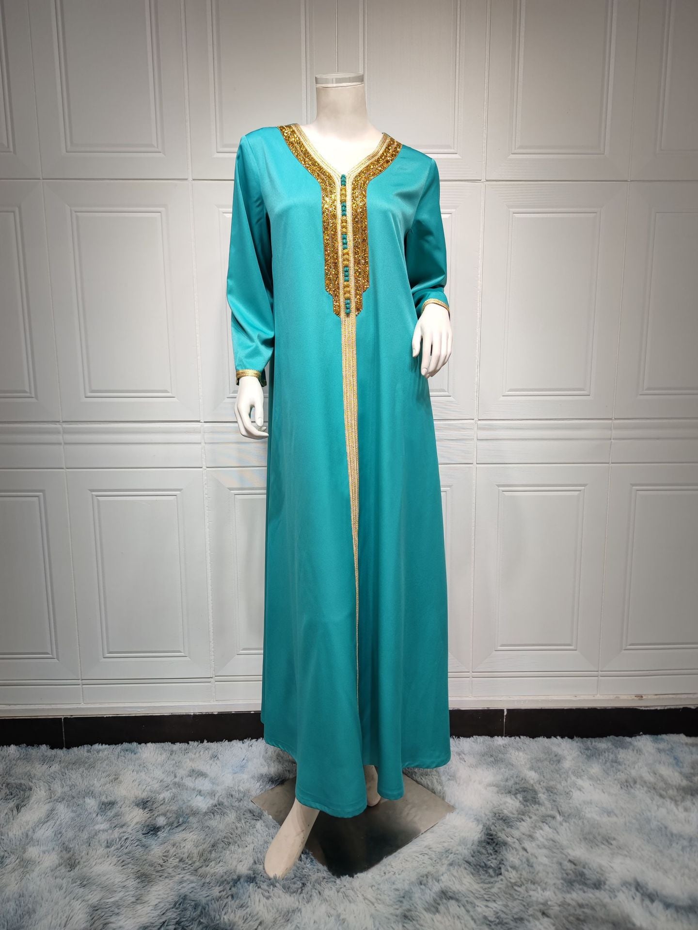 BamBam Muslim Women Beaded Robe Set - BamBam