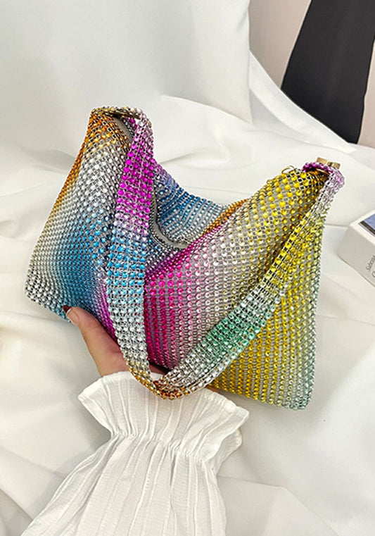 Women's Bags Autumn Simple Fashion Painted Rhinestone Shoulder Bag Evening Bag