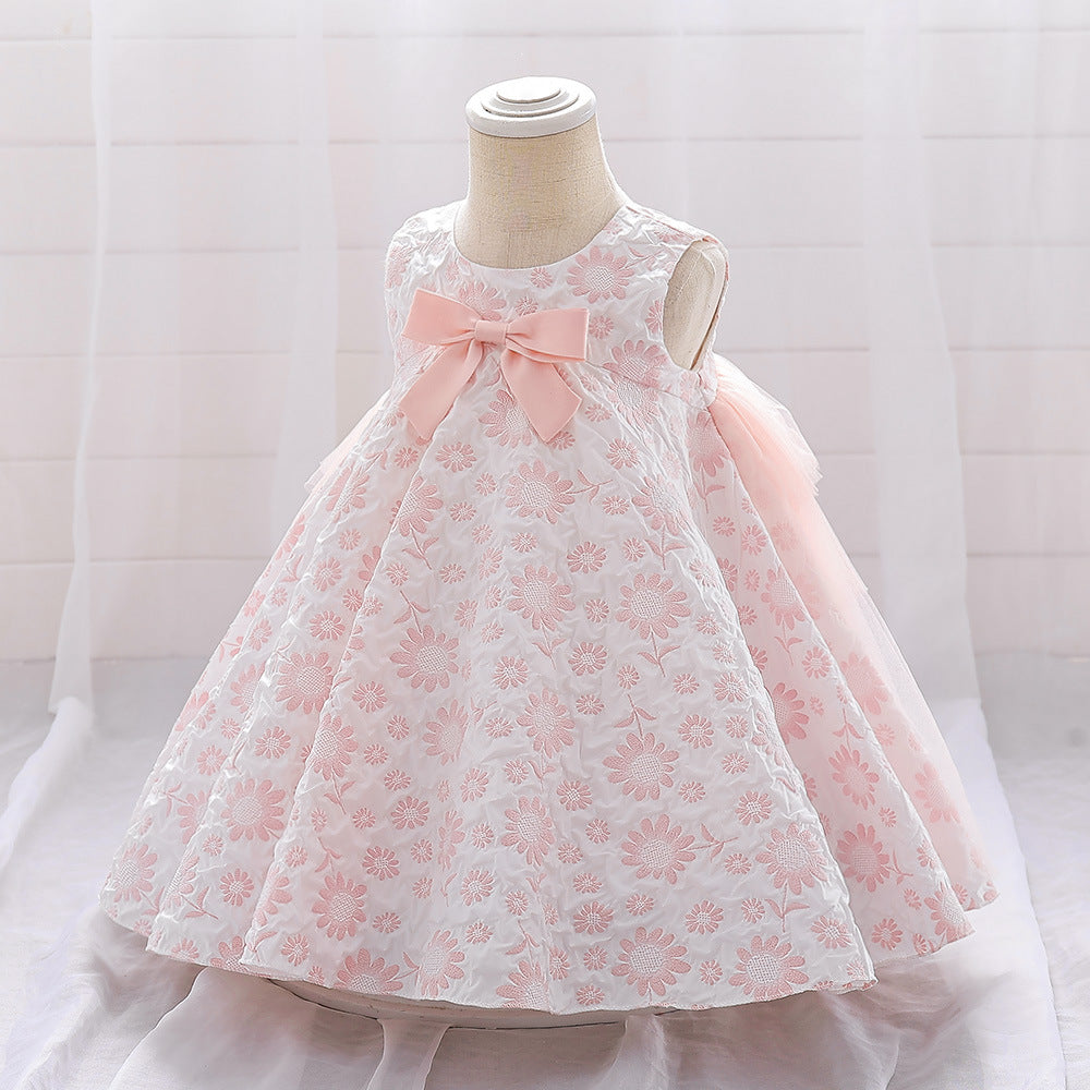 BamBam Girl flower girl princess dress - BamBam