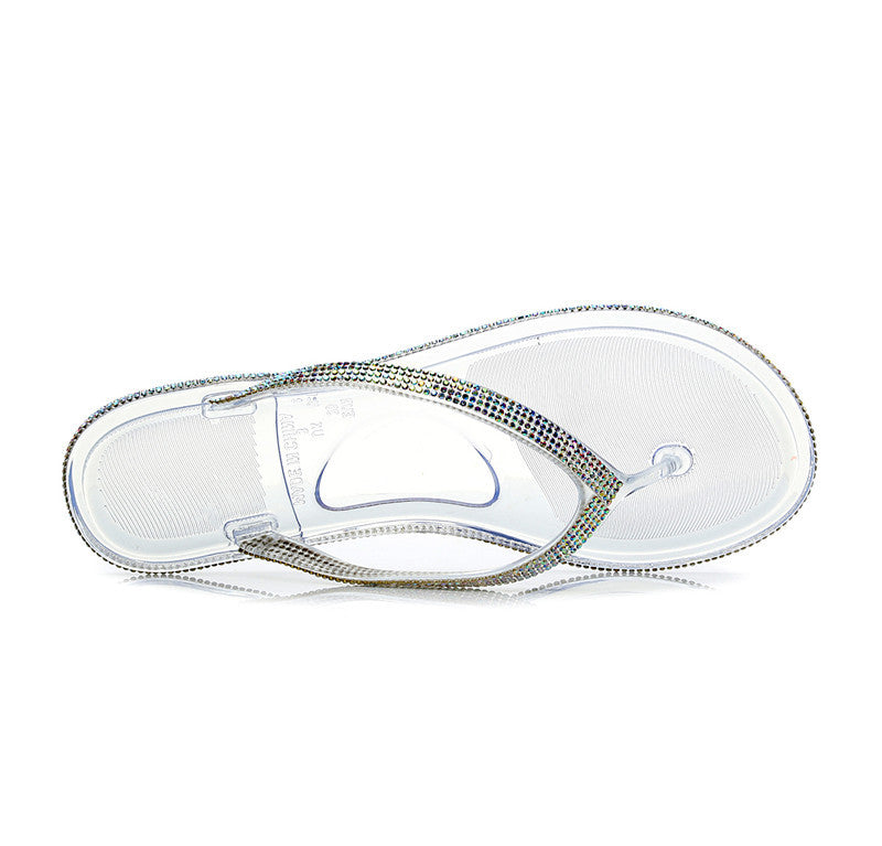 BamBam Plus Size Women Diamond Flip Flops - BamBam