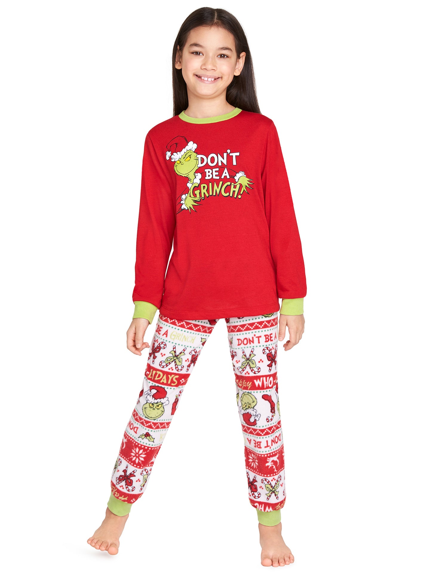 BamBam Parent-Child Autumn Clothing Family Cartoon Christmas Suit Trendy Pajamas - BamBam
