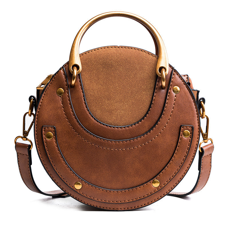 BamBam Women Round Bag Shoulder Messenger Bag - BamBam