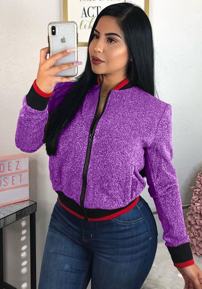 Women's  Glitter Loose Jacket