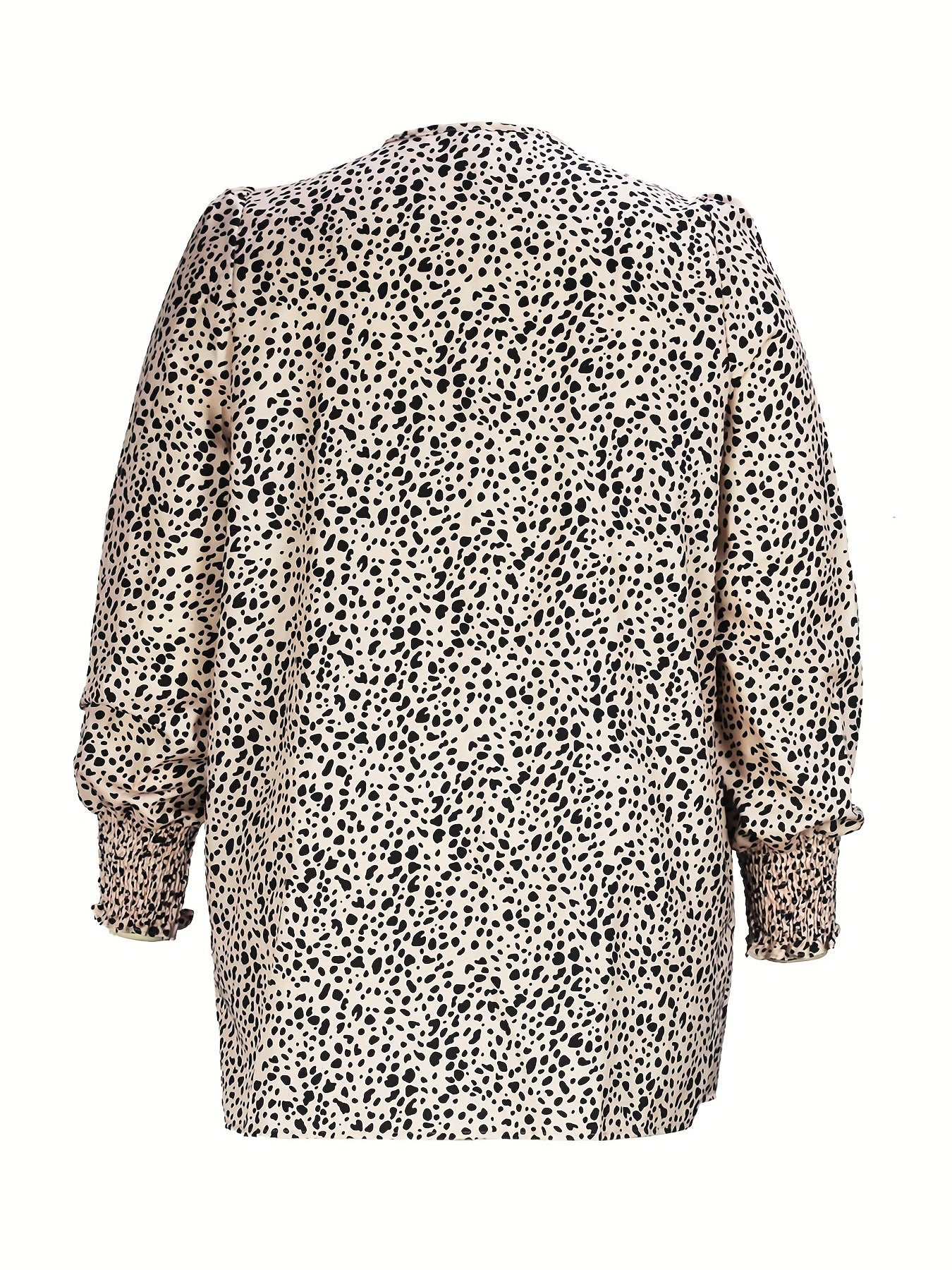 BamBam Plus Size Women French Leopard Print Cardigan Jacket - BamBam