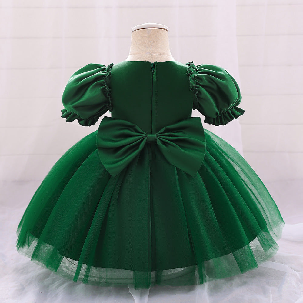 BamBam Girl Puff Sleeve Princess Dress - BamBam