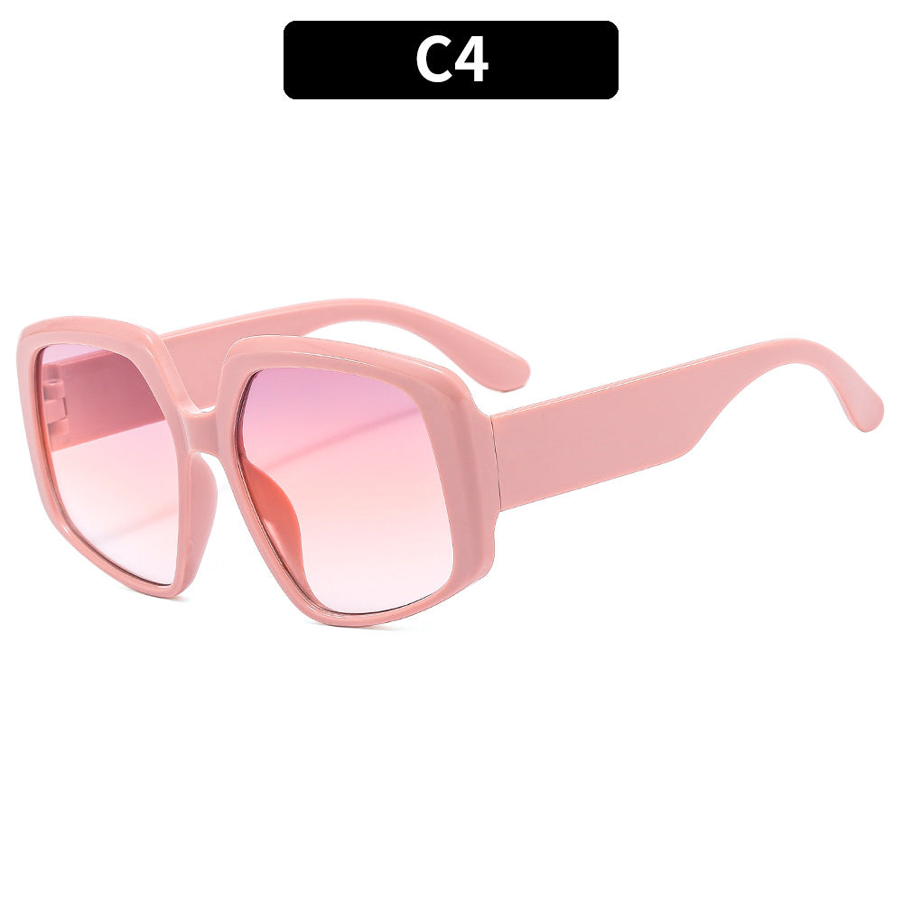 BamBam Irregular sunglasses fashion retro sunglasses ladies modern trendy sunglasses - BamBam