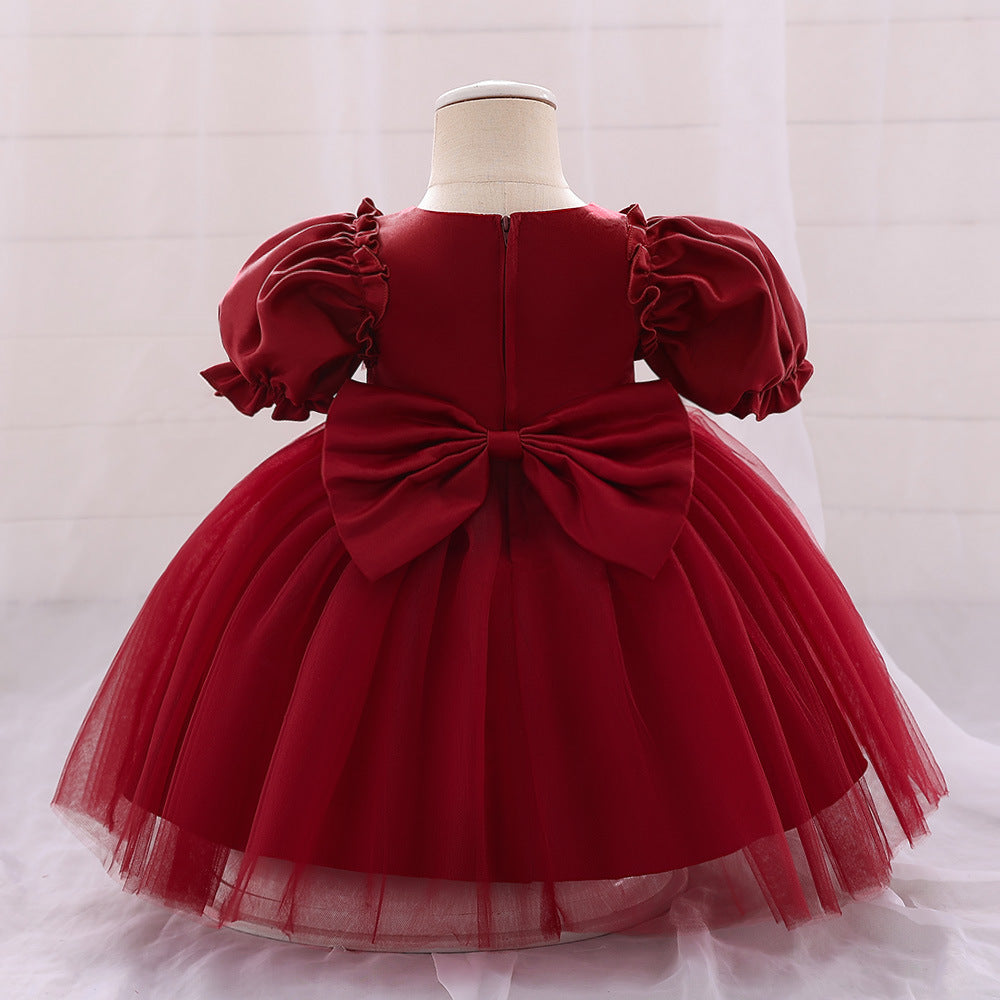 BamBam Girl Puff Sleeve Princess Dress - BamBam